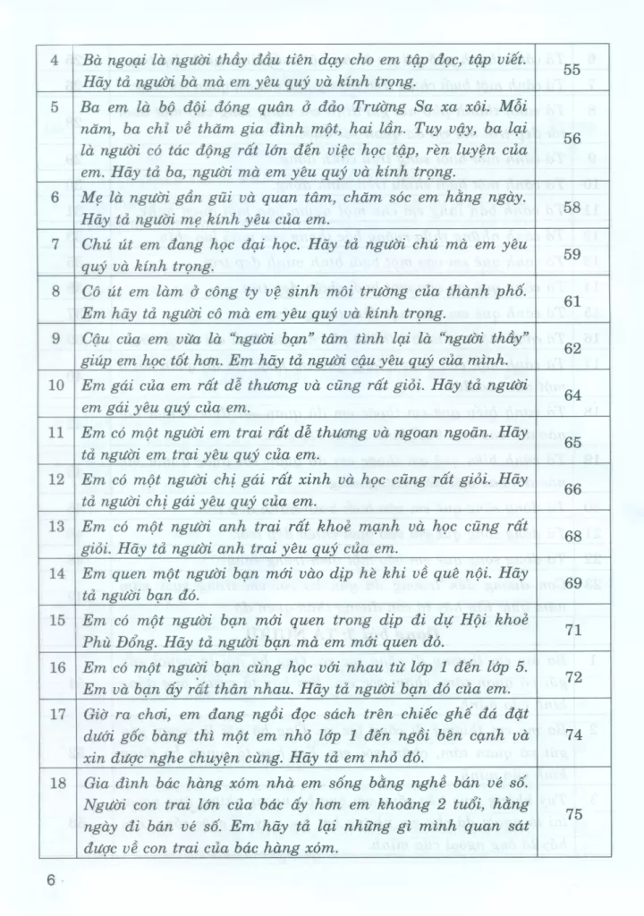 DÀN BÀI TẬP LÀM VĂN LỚP 5 (Dùng chung cho các bộ SGK hiện hành)